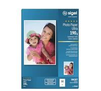 SIGEL Papel fotográfico Ultra para inyección de tinta A4 | IP669, profesional, satinado mate, 190 g/m², 50 hojas