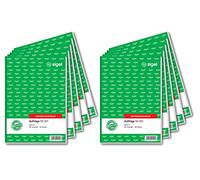 Sigel SD001 - Libreta para pedidos, papel de 2 capas, A5, 2 x 40 hojas, papel autocopiante, 10 unidades (texto en alemán)