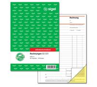 Sigel SD031 Invoices, A5, 2 x 40 Sheet, Non-copiable. 1 Copy, 1 Items Pack of 1