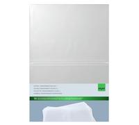 SIGEL SM180 Fundas dobles transparentes, para A4, 10 unds.
