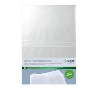 SIGEL SM181 Fundas dobles transparentes, para A5, 10 unds.