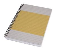 SIGEL SN500 Libreta de espiral Quicknote - A5 - rayado - tapa blanda - amarillo/gris - 160 p. - certificación FSC