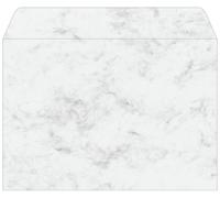 SIGEL Sobres 22,90 x 16,20 cm | DU202, diseño mármol gris claro, formato C5, 25 unidades