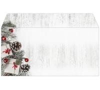 SIGEL Sobres navideños 22 x 11 cm | DU416, diseño «Scandinavian Christmas», engomados, 50 unidades