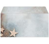SIGEL Sobres navideños 22 x 11 cm | DU430, diseño «Glamorous Christmas», engomados, 50 unidades