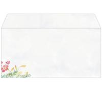 SIGEL Sobres navideños 22 x 11 cm | DU608, diseño «Christmas Magic Watercolor», engomados, 25 unidades