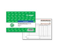 Sigel ST615 formulario comercial - formularios comerciales (A6 q, Verde, Color blanco)