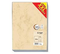 SIGEL T1081 Papel mármol beige, A4, 90 g, 250 hojas
