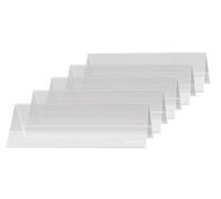 SIGEL TA132 Soporte de sobremesa, forma de tejado, Plástico duro, para 190x60 mm