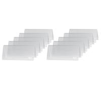 SIGEL TA138 Soporte de sobremesa, forma de tejado, Plástico duro, para 95x42 mm,