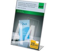 Sigel TA210 Soporte de sobremesa, inclinado, acrilico resistente a UV, para A4,