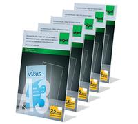 SIGEL TA213 Expositor de mesa inclinado, 30x42,5x11 cm (para A3 vertical) | para mostrador, restauración, oficina, boda, etc | resistente a los rayos UV, acrilico, transparente, 5 piezas