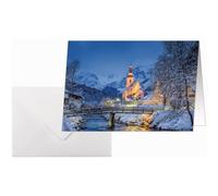 SIGEL Tarjetas de Navidad A6 | DS097, Bavarian Christmas, 25 tarjetas + sobres