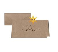 SIGEL Tarjetas de Navidad DL | DS070, diseño «Christmas Tree», 10 tarjetas, fáciles de imprimir