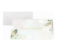 SIGEL Tarjetas de Navidad DL | DS199, Christmas Forest Watercolor, 25 tarjetas + sobres