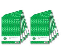 Sigel TN515 - Libreta para anotación de llamadas telefónicas (A5, 50 hojas, 10 unidades, idioma alemán)