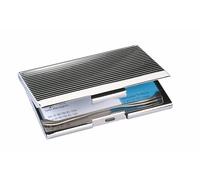SIGEL VZ130 - Estuche para tarjetas de visita, cromado