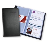 SIGEL VZ171 - Tarjetero, aspecto de cuero, para hasta 120 tarjetas (máximo 90 x 58 mm)