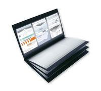 SIGEL VZ175 - Tarjetero para tarjetas de visita de plástico