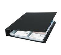 SIGEL VZ301 - Tarjetero de anillas, para hasta 400 tarjetas (máximo 90 x 58 mm)