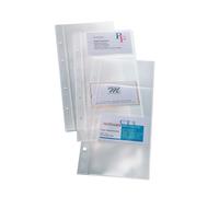 SIGEL VZ350 - Fundas para tarjetas de visita, para hasta 80 tarjetas (máximo 90