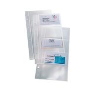 SIGEL VZ350 - Fundas para tarjetas de visita, para hasta 80 tarjetas (máximo 90 x 58 mm)