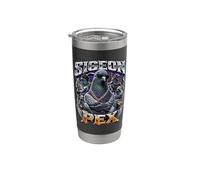 Sigeon Pex es el mejor Meme Funny Gen Alpha Pigeon Vaso térmico de acero inoxidable de doble pared