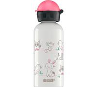 Sigg All My Friends Cantimplora infantil (0.4 L), botella para niños sin sustancias nocivas y con tapa hermética, cantimplora ligera de aluminio