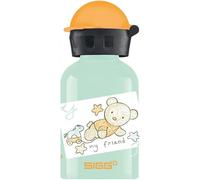 SIGG Bear Friend Cantimplora infantil (0.3 L), botella para niños sin sustancias nocivas y con tapa hermética, cantimplora ligera de aluminio
