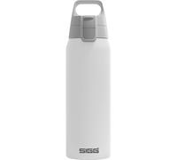SIGG - Borraccia Termica - Shield Therm One Bianco - Adatta alle bevande gassate - Ermetica - Lavabile in lavastoviglie - Senza BPA - 90% acciaio inox riciclato - Bianco - 0,75 L