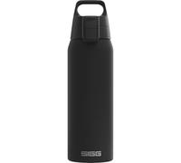 SIGG - Borraccia Termica - Shield Therm One Nero - Adatta alle bevande gassate - Ermetica - Lavabile in lavastoviglie - Senza BPA - 90% acciaio inox riciclato - Nero - 0,75 L