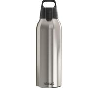 Sigg - Botella de acero inoxidable - Shield ONE Brushed - Apta para bebidas carbonatadas - A prueba de fugas - Ligero - Sin BPA - Exterior y Fitness - 1,5 L