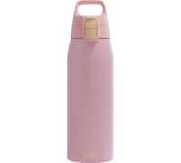 SIGG - Botella de acero inoxidable - Shield ONE Playful Peach - Apto para bebidas carbonatadas - A prueba de fugas - Ligero - Sin BPA - Exterior y Fitness - Rosa - 1L