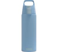SIGG - Botella de acero inoxidable - Shield ONE Water Blue - Apta para bebidas carbonatadas - A prueba de fugas - Ligero - Sin BPA - Exterior y Fitness - Azul - 1L