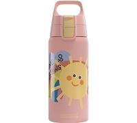 Sigg - Botella de Agua Aislada para Niños - Shield One Therm- A Prueba de Fugas - Apta para Lavavajillas - Libre de BPA - Acero Inoxidable 90% Reciclado - 0,5L