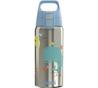 Sigg - Botella de Agua Aislada para Niños - Shield One Therm- A Prueba de Fugas - Apta para Lavavajillas - Libre de BPA - Acero Inoxidable 90% Reciclado - 0,5L