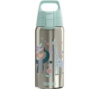 SIGG - Botella de Agua Aislada para Niños - Shield One Therm- A Prueba de Fugas - Apta para Lavavajillas - Libre de BPA - Acero Inoxidable 90% Reciclado - 0,5L
