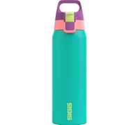 SIGG - Botella de agua aislada - Shield Therm One Multicolor Reef - Bebidas carbonatadas - A prueba de fugas - Apto para lavavajillas - Sin BPA - 90% acero inoxidable reciclado - 0,75 L
