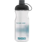 SIGG - Botella de agua para bicicleta - Pulsar Transparente - Se puede apretar - Apto para lavavajillas - Ligero - A prueba de fugas - Sin BPA - Accesorios deportivos y bicicleta - Transparente - 0,6L