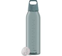Sigg - Botella de agua Tritan - Color total ONEMorning Blue - Adecuado para bebidas carbonatadas - Apto para lavavajillas - A prueba de fugas - Peso pluma sin BPA - 1,5 L