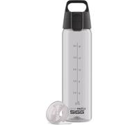 Sigg - Botella de agua Tritan - Total Color ONE Transparente - Adecuada para bebidas carbonatadas - Apto para lavavajillas - A prueba de fugas - Peso pluma sin BPA - 0,75 L