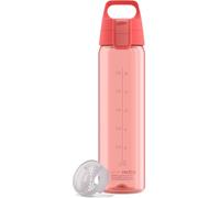 Sigg - Botella de agua Tritan - Total Color One Watermelon - Adecuada para bebidas carbonatadas - Apto para lavavajillas - A prueba de fugas - Peso pluma sin BPA - 0,75 L