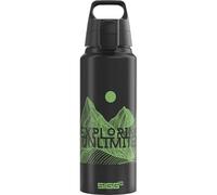 Sigg - Botella de aluminio - WMB ONE - Certificado de neutralidad climática - Apta para bebidas carbonatadas - A prueba de fugas - Ligera como una pluma - Sin BPA - 0,75 L / 1L