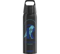 SIGG - Botella de aluminio - WMB One Ravenclaw - Made in Switzerland - Apta para bebidas carbonatadas - A prueba de fugas - Sin BPA - Exterior - Negro - 0,75 L