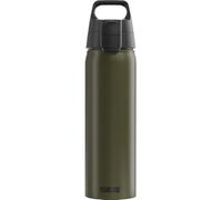 SIGG - Botella de aluminio - WMB ONE Roasted Green - Apto para bebidas carbonatadas - A prueba de fugas - Ligero - Sin BPA - Exterior - Verde - 0,75 L