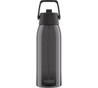 SIGG - Botella de Tritán - Total Color FLIP Anthracite - Apta para lavavajillas - A prueba de fugas - Ligera - Sin BPA - Gris - 1L