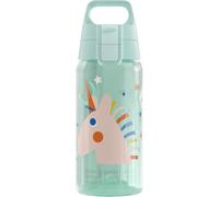 Sigg - Botella infantil - Viva One Unistars - Apta para bebidas carbonatadas - A prueba de fugas - Apto para lavavajillas - Sin BPA - Deportes y Escuela - Azul - 0,5L