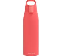 SIGG - Botella térmica con aislamiento - Termo Shield Therm One Watermelon - Bebidas carbonatadas - A prueba de fugas - Apto para lavavajillas - Sin BPA - 90% acero inoxidable reciclado - Rosa - 1L