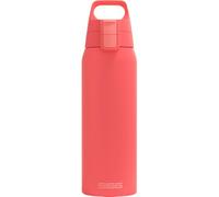 SIGG - Botella térmica con aislamiento - Termo Shield Therm One Watermelon - Bebidas carbonatadas - A prueba de fugas - Apto para lavavajillas - Sin BPA - 90% acero inoxidable reciclado - Rosa - 0,75L