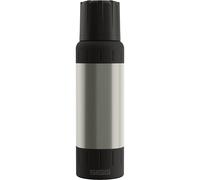 SIGG - Botella Termica de Acero Inoxidable Cepillado - Termo Agua Alpine Star, con Vaso - 27h Caliente, 100h Fría - Compacta y Resistente - Antigoteo - Sin BPA - Outdoor, Camping & Senderismo - 1L